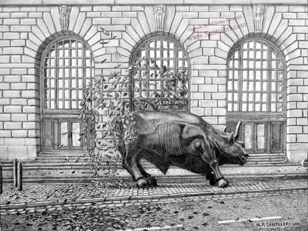 October Surprise Pencil Drawing by Nick Santoleri October Surprise Pencil Drawing by Nick Santoleri