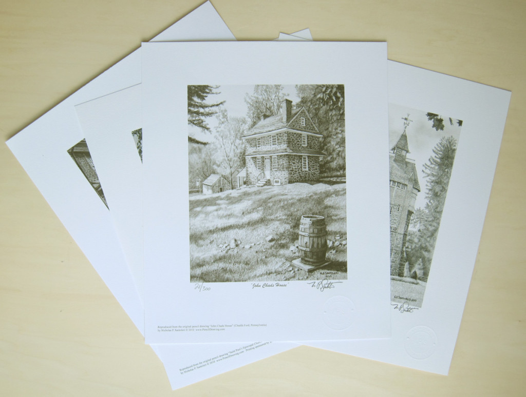 limited edition prints from Pencil Drawings by Santoleri 