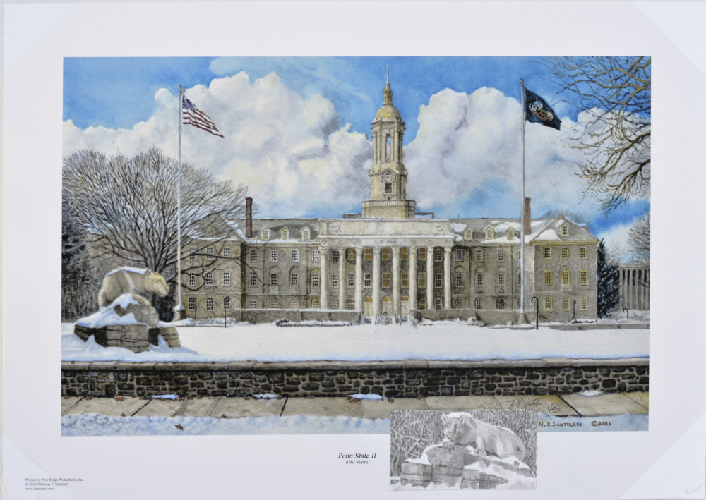 Penn State Remarqued Print