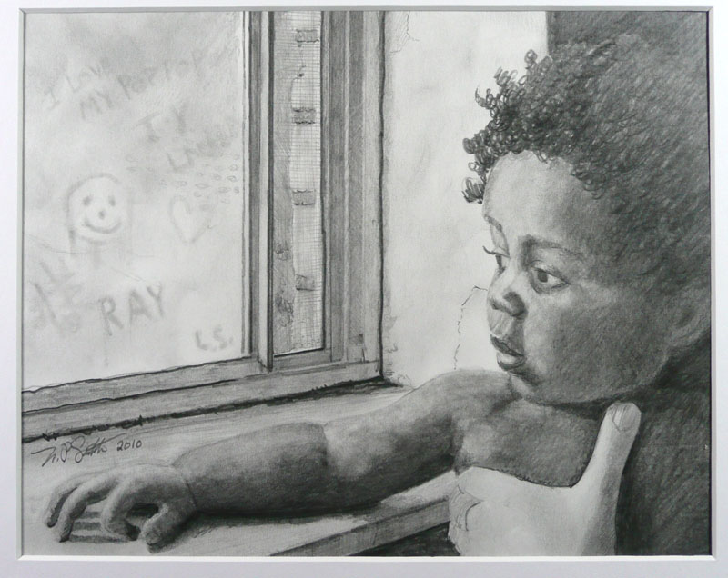 Portrait of Raymond - Pencil by Nick Santoleri