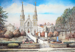 "Saint Thomas of Villanova 4" by Santoleri limited Edition Prints from Watercolor Painting