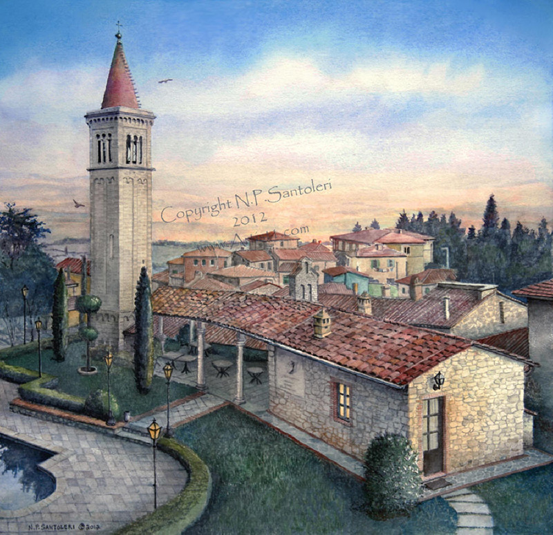 South Tuscany Sunrise Santoleri