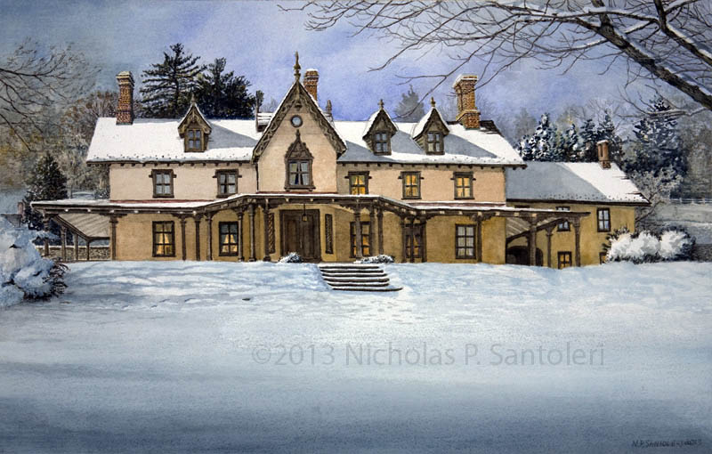 "The Grange Estate" limited edition prints by Santoleri