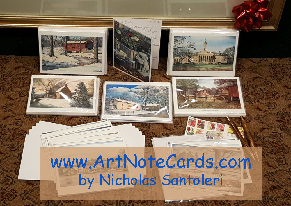 Art Note Cards by Santoleri