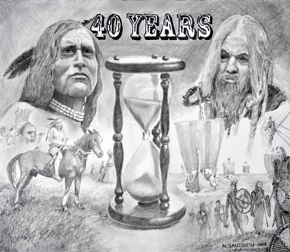 "40 Years" by Nick Santoleri "40 Years" pencil drawing by Nick Santoleri - Prints available
