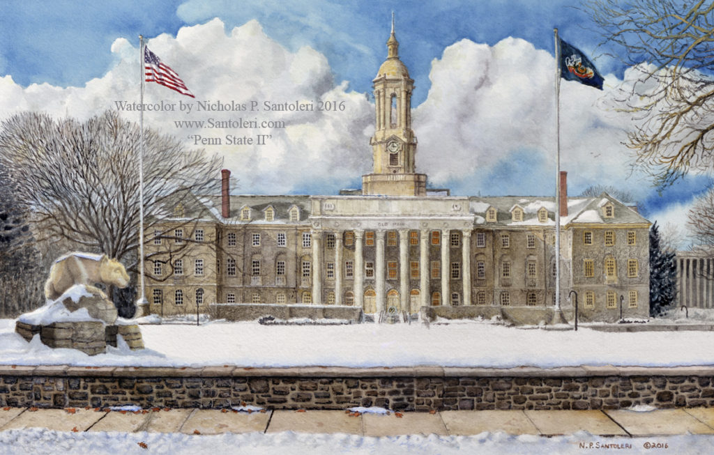 University Art Prints - Penn State 2 by Nicholas Santoleri