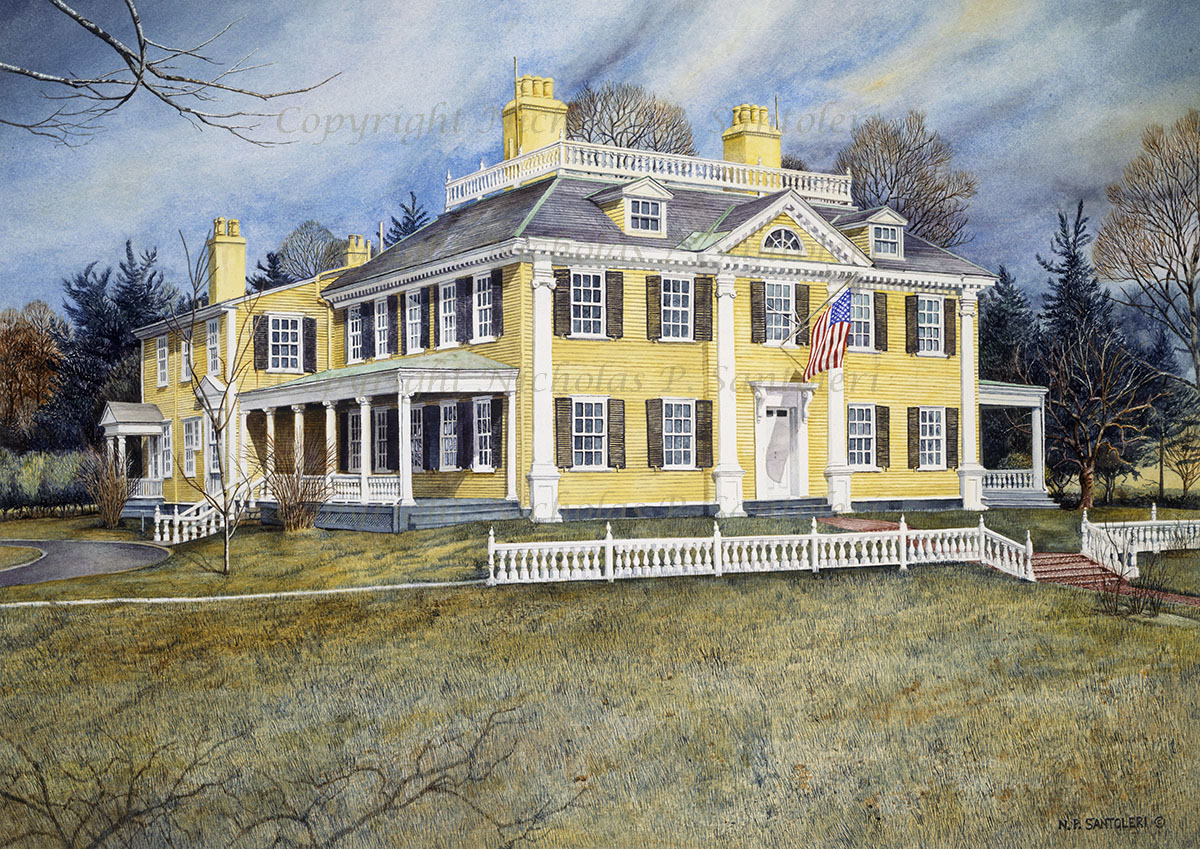 Longfellow's House by Nicholas Santoleri