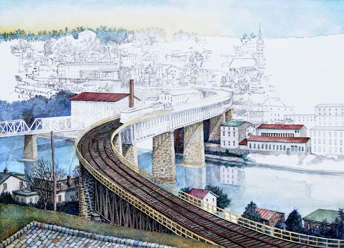 4 - S-Bridge to Manayunk in progress