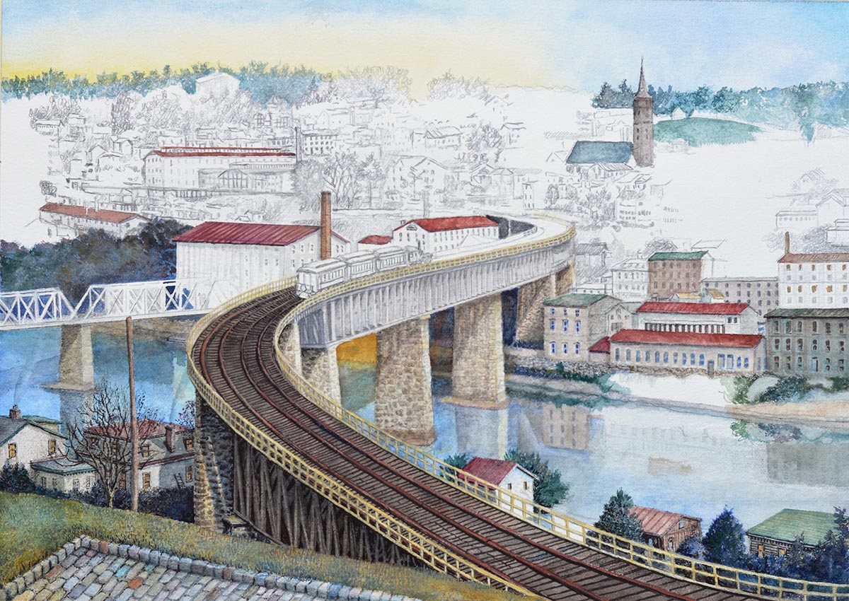 5 - S-Bridge to Manayunk in progress