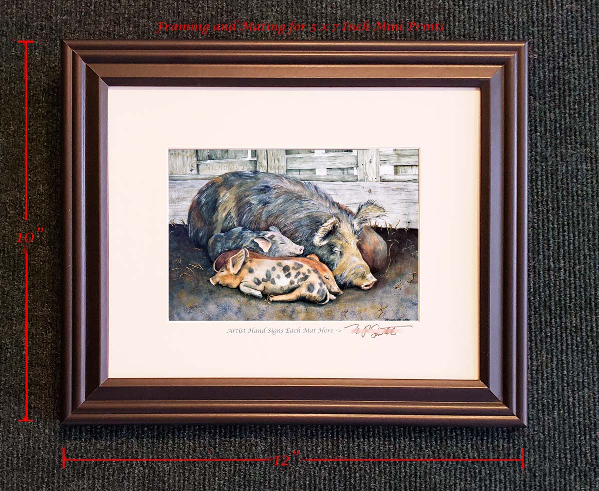 Small Framed Art Prints by Santoleri