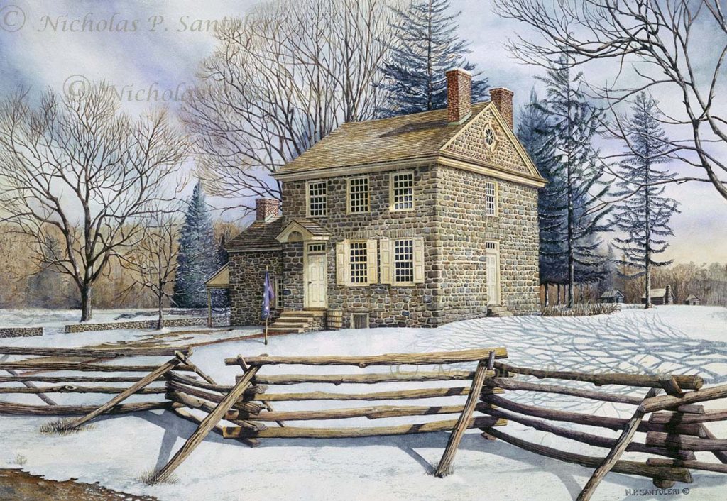 Winter at Valley Forge By Nicholas Santoleri