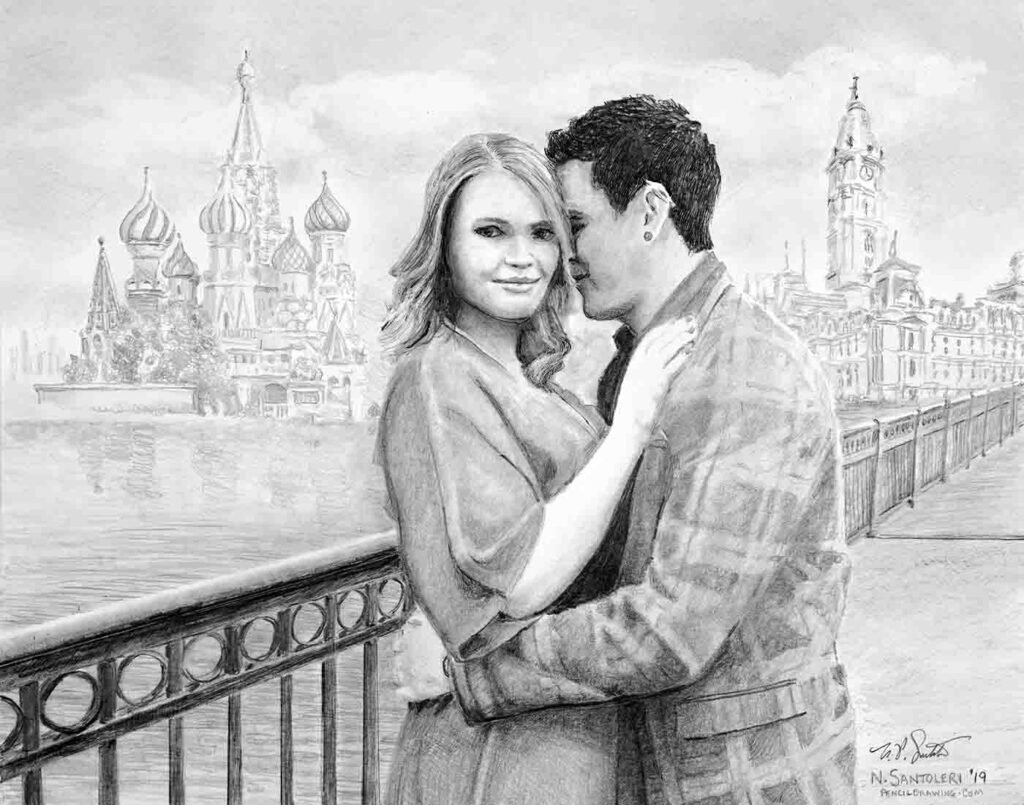Alice-and-Matt-2019-Pencil Drawing